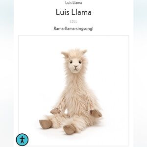 Luis Llama JELLYCAT